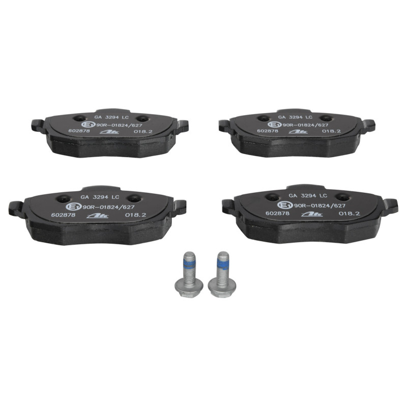 Jeu de quatre plaquettes de frein à disque ATE