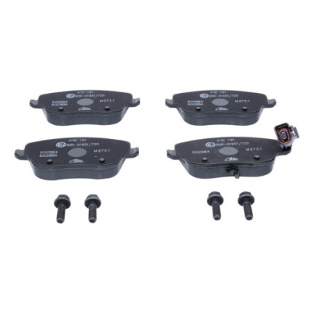 Jeu de quatre plaquettes de frein à disque ATE