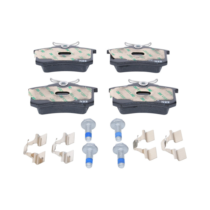 Jeu de quatre plaquettes de frein à disque ATE