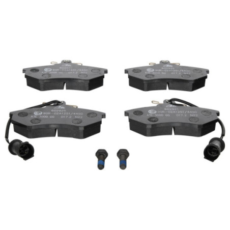Jeu de quatre plaquettes de frein à disque ATE