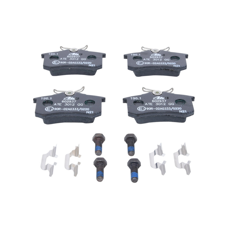 Jeu de quatre plaquettes de frein à disque ATE