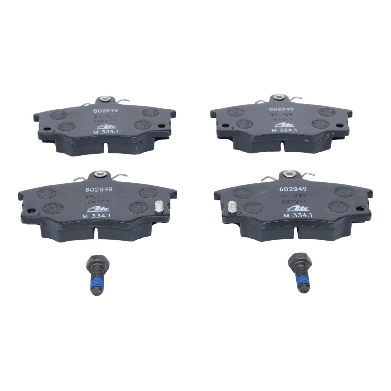 Jeu de quatre plaquettes de frein à disque ATE