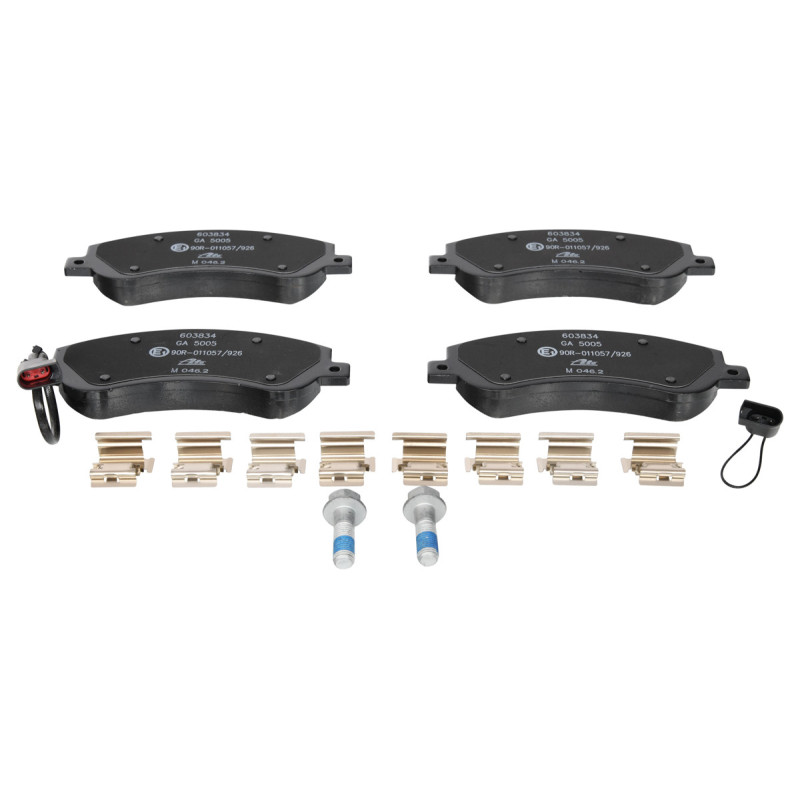 Jeu de quatre plaquettes de frein à disque ATE