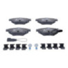 Jeu de quatre plaquettes de frein à disque ATE