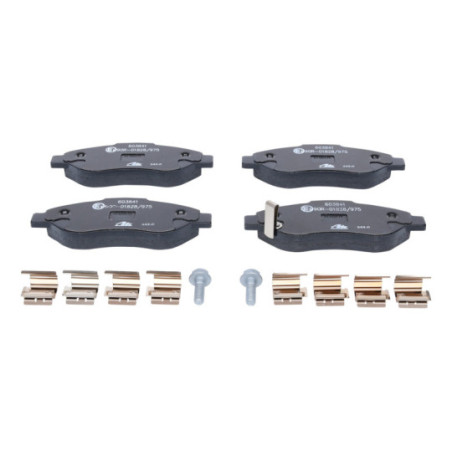 Jeu de quatre plaquettes de frein à disque ATE