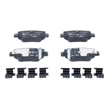 Jeu de quatre plaquettes de frein à disque ATE