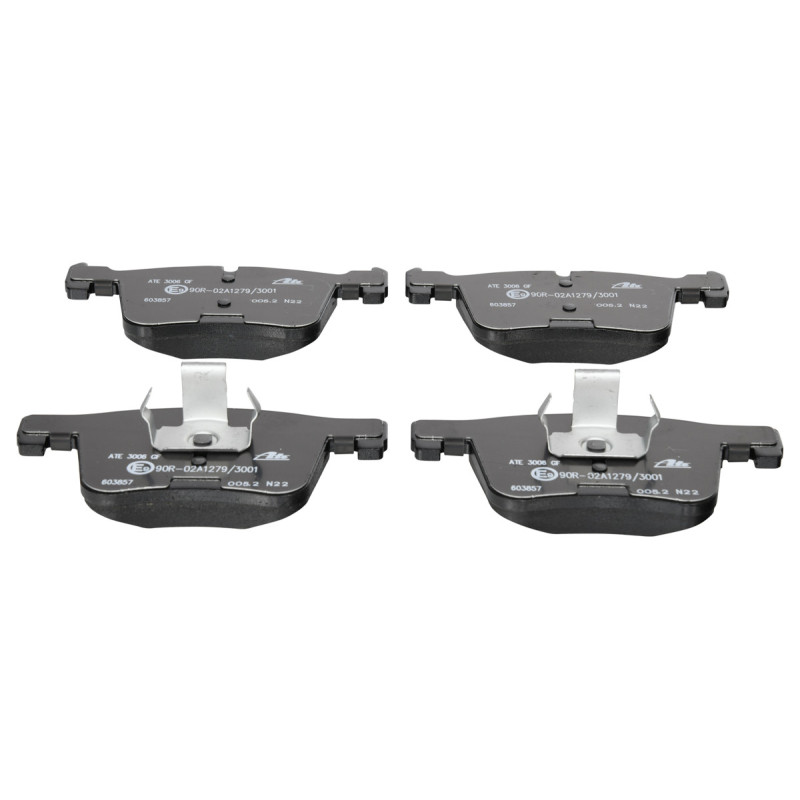 Jeu de quatre plaquettes de frein à disque ATE