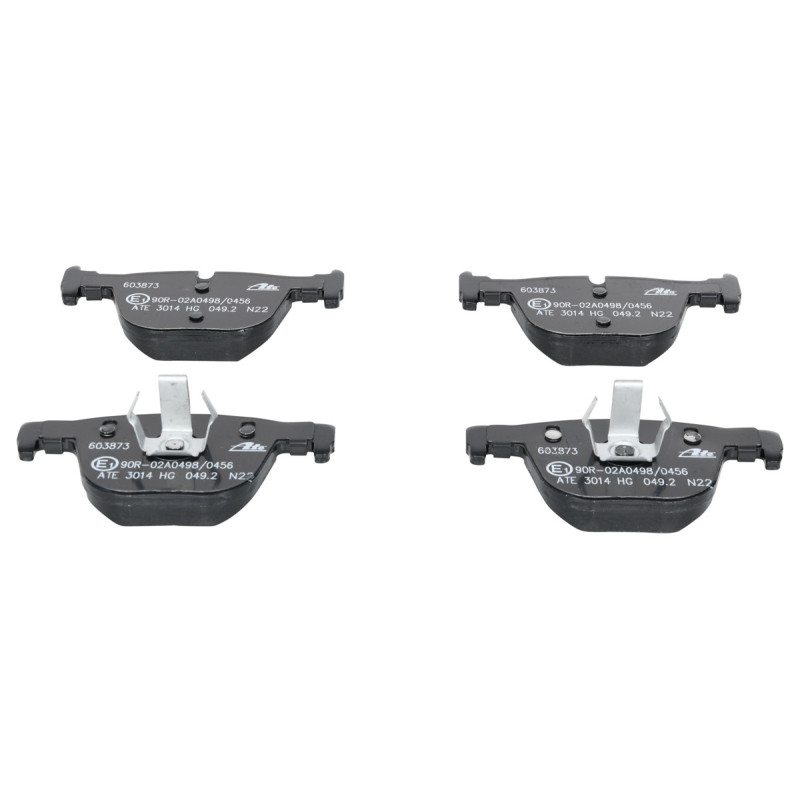 Jeu de quatre plaquettes de frein à disque ATE