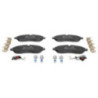 Jeu de quatre plaquettes de frein à disque ATE