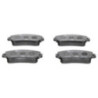 Jeu de quatre plaquettes de frein à disque ATE