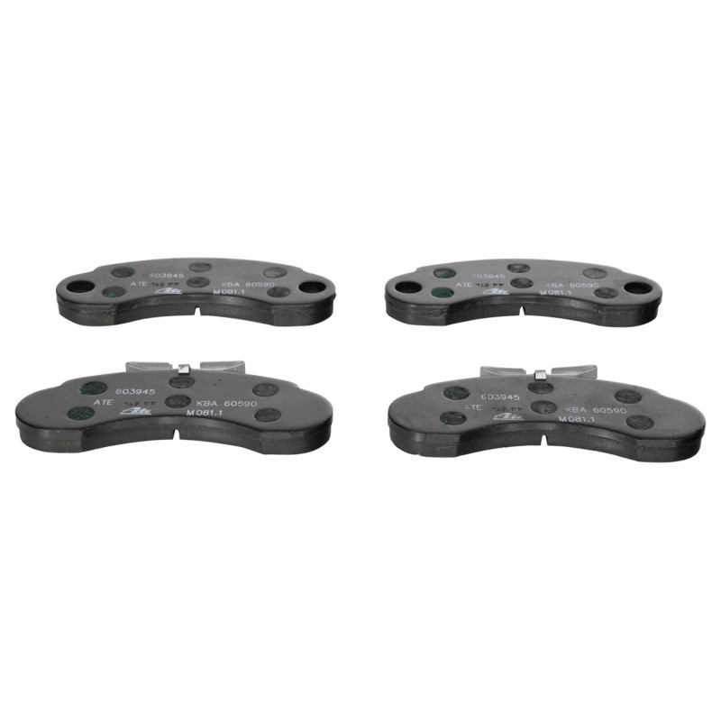 Jeu de quatre plaquettes de frein à disque ATE