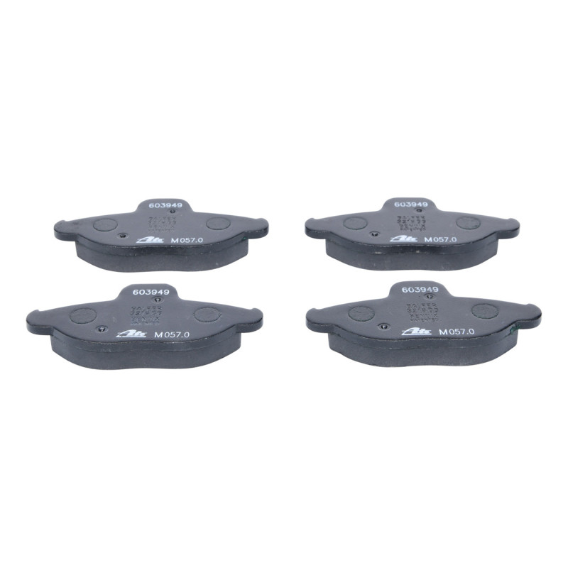 Jeu de quatre plaquettes de frein à disque ATE