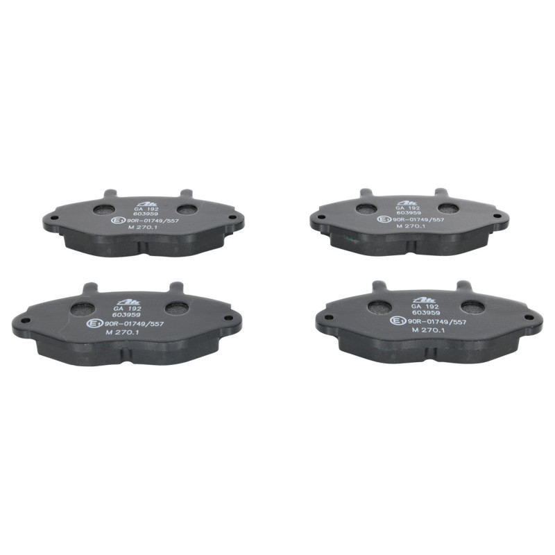 Jeu de quatre plaquettes de frein à disque ATE