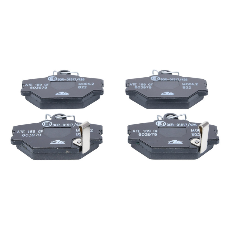 Jeu de quatre plaquettes de frein à disque ATE