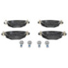 Jeu de quatre plaquettes de frein à disque ATE