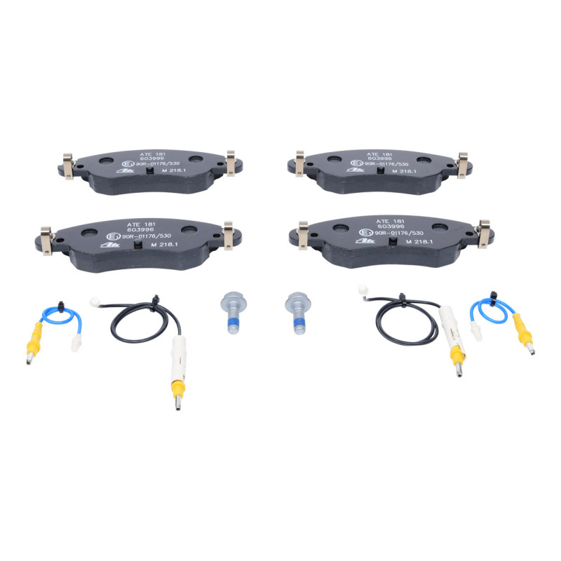 Jeu de quatre plaquettes de frein à disque ATE