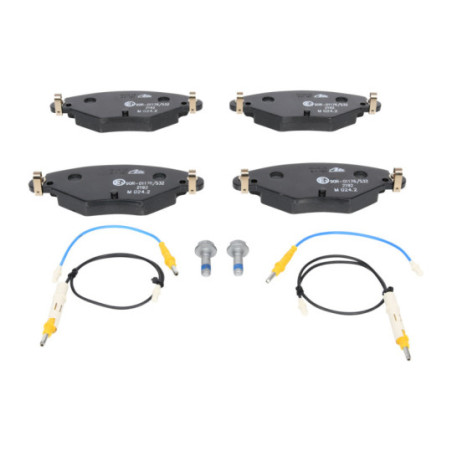 Jeu de quatre plaquettes de frein à disque ATE