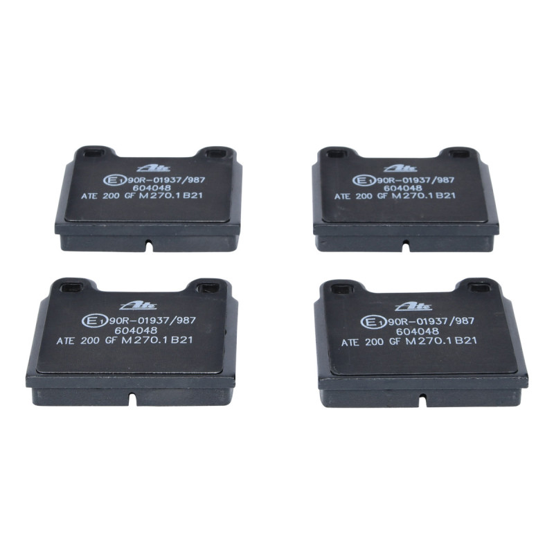 Jeu de quatre plaquettes de frein à disque ATE