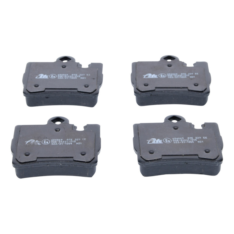 Jeu de quatre plaquettes de frein à disque ATE
