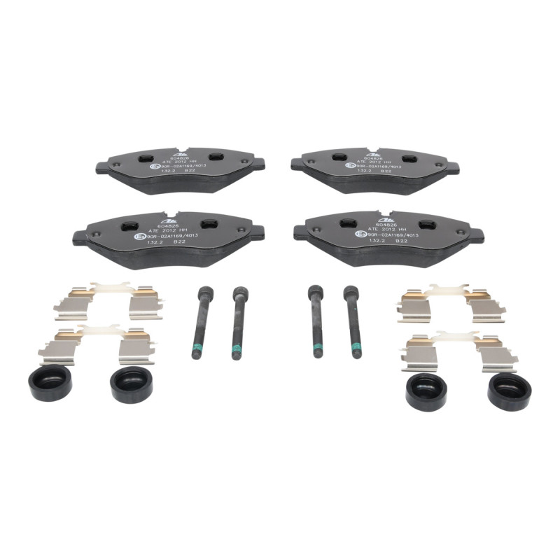 Jeu de quatre plaquettes de frein à disque ATE