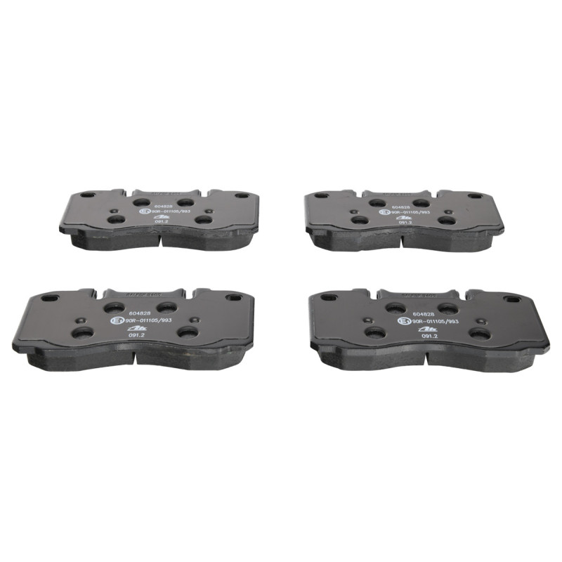 Jeu de quatre plaquettes de frein à disque ATE