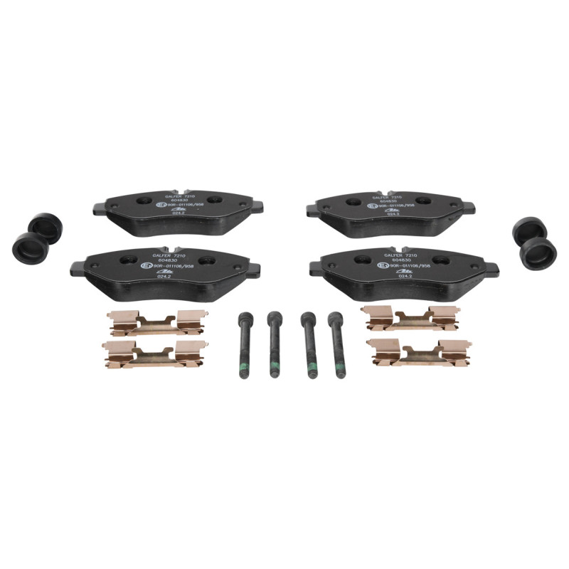 Jeu de quatre plaquettes de frein à disque ATE