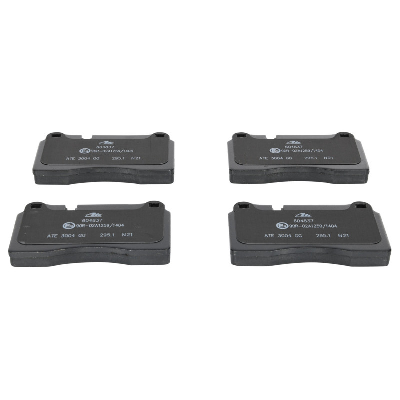 Jeu de quatre plaquettes de frein à disque ATE