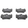 Jeu de quatre plaquettes de frein à disque ATE