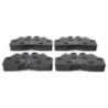 Jeu de quatre plaquettes de frein à disque ATE
