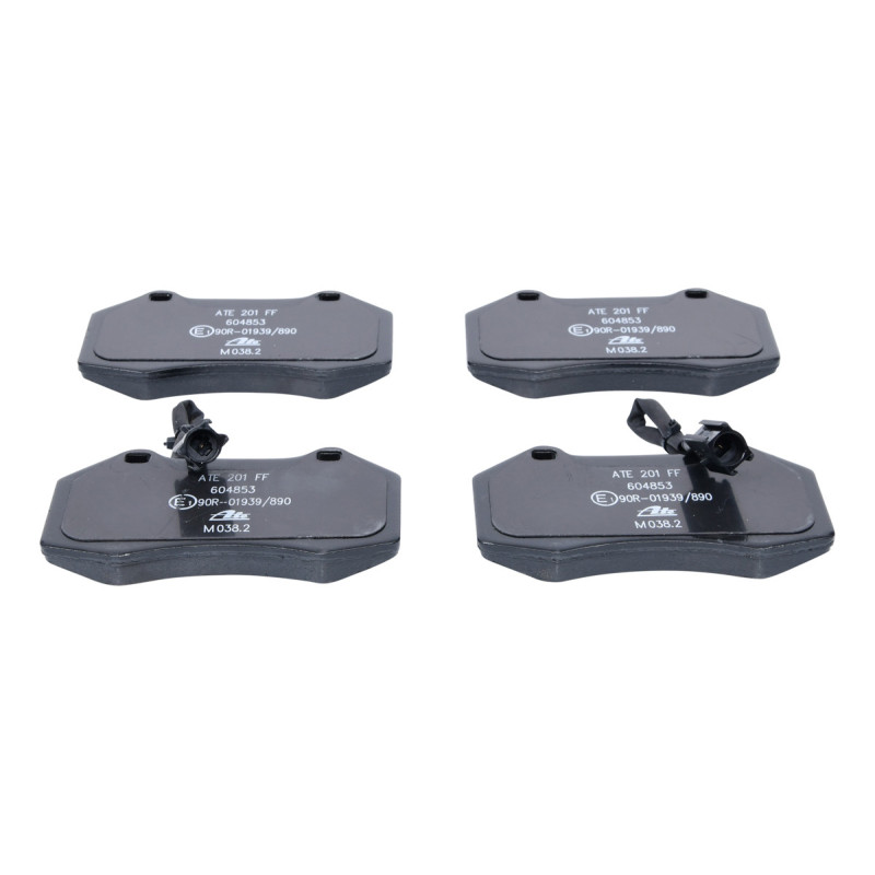 Jeu de quatre plaquettes de frein à disque ATE