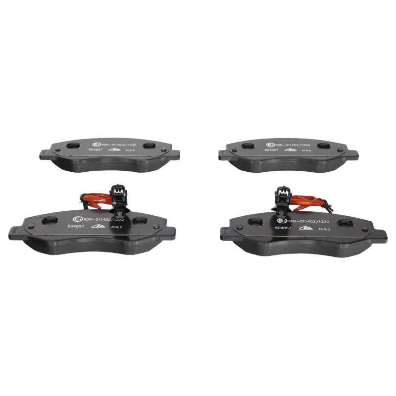 Jeu de quatre plaquettes de frein à disque ATE