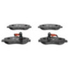 Jeu de quatre plaquettes de frein à disque ATE