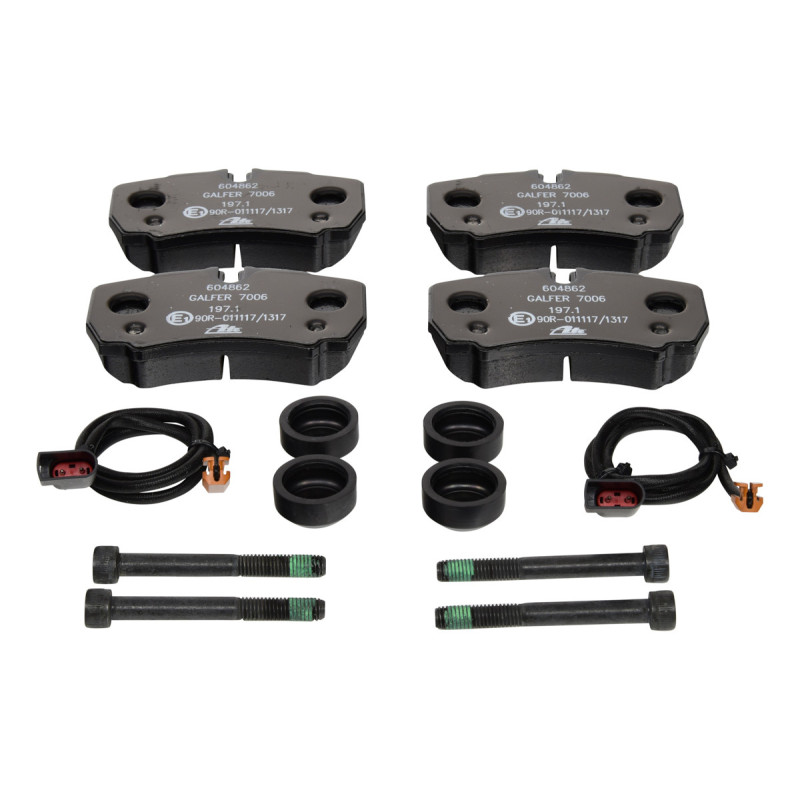 Jeu de quatre plaquettes de frein à disque ATE