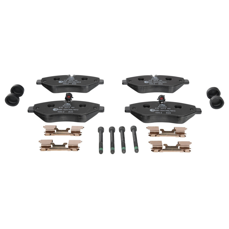 Jeu de quatre plaquettes de frein à disque ATE