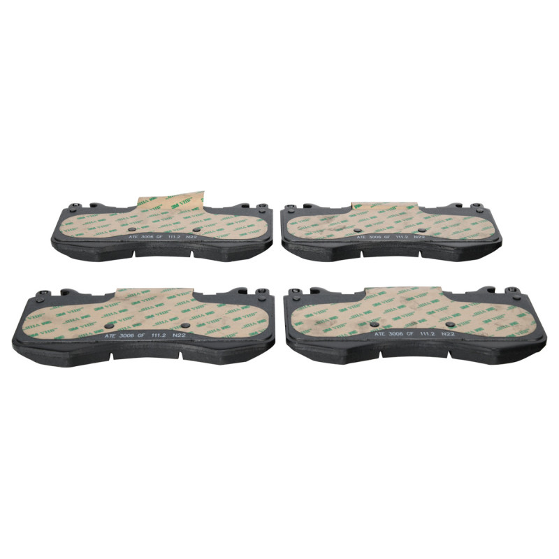 Jeu de quatre plaquettes de frein à disque ATE