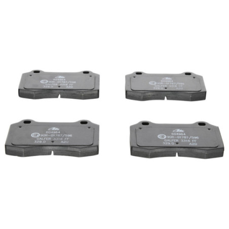 Jeu de quatre plaquettes de frein à disque ATE