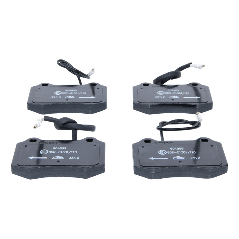 Jeu de quatre plaquettes de frein à disque ATE