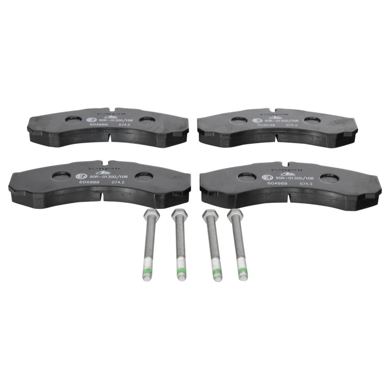 Jeu de quatre plaquettes de frein à disque ATE