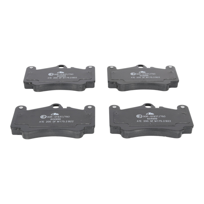 Jeu de quatre plaquettes de frein à disque ATE