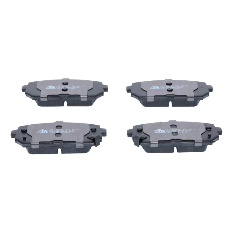 Jeu de quatre plaquettes de frein à disque ATE