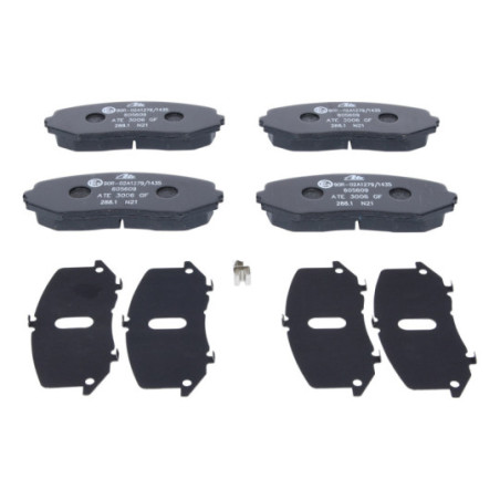 Jeu de quatre plaquettes de frein à disque ATE