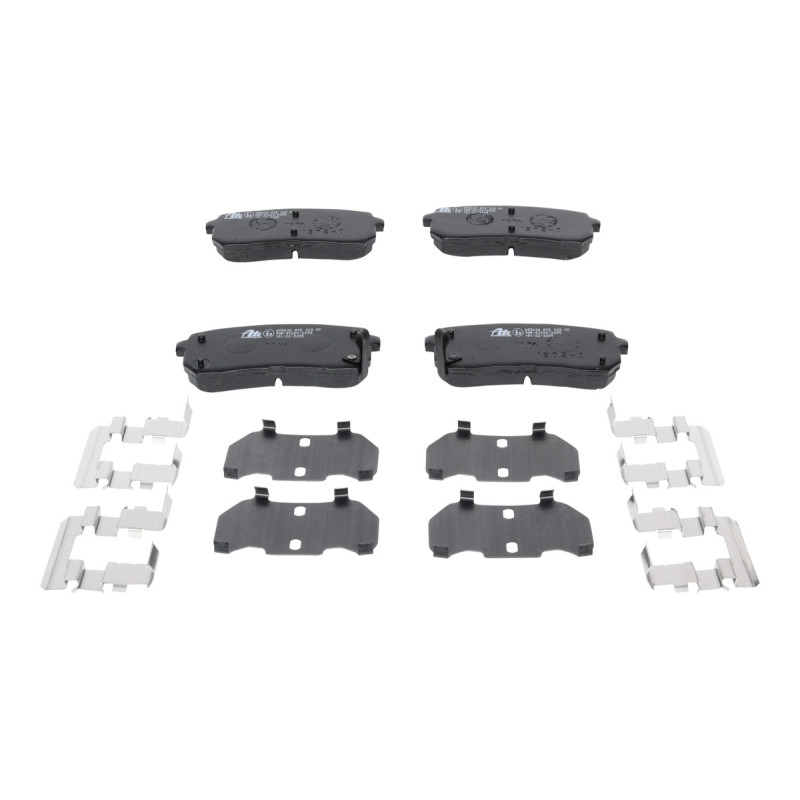Jeu de quatre plaquettes de frein à disque ATE