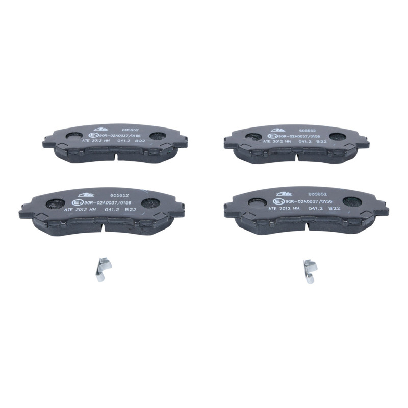 Jeu de quatre plaquettes de frein à disque ATE