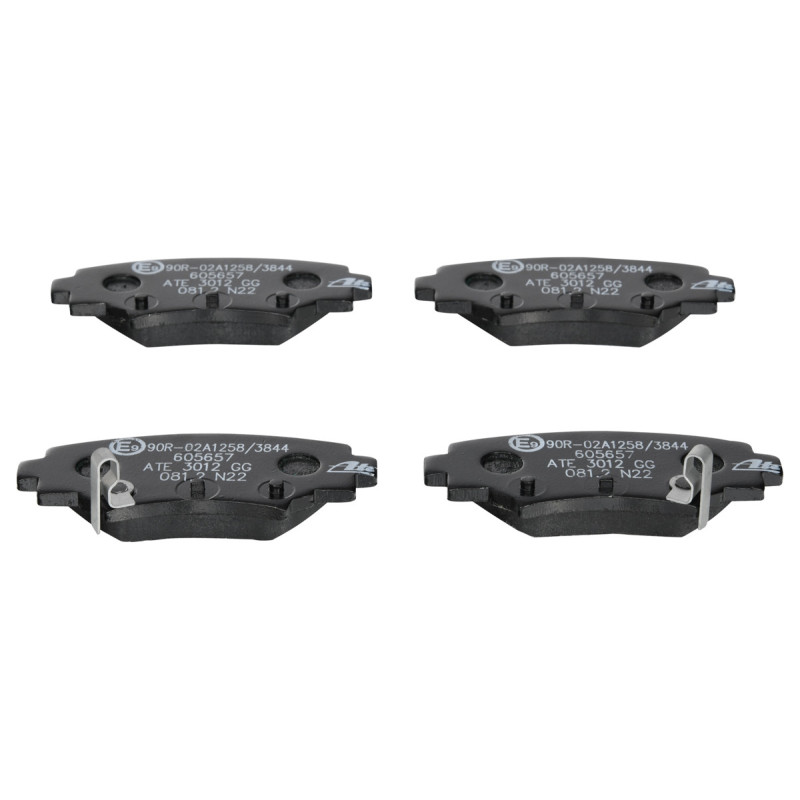 Jeu de quatre plaquettes de frein à disque ATE