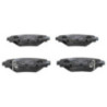 Jeu de quatre plaquettes de frein à disque ATE