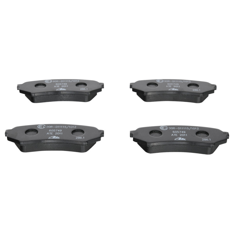 Jeu de quatre plaquettes de frein à disque ATE
