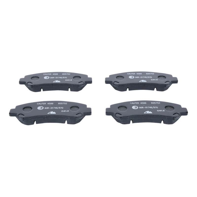 Jeu de quatre plaquettes de frein à disque ATE