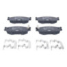 Jeu de quatre plaquettes de frein à disque ATE