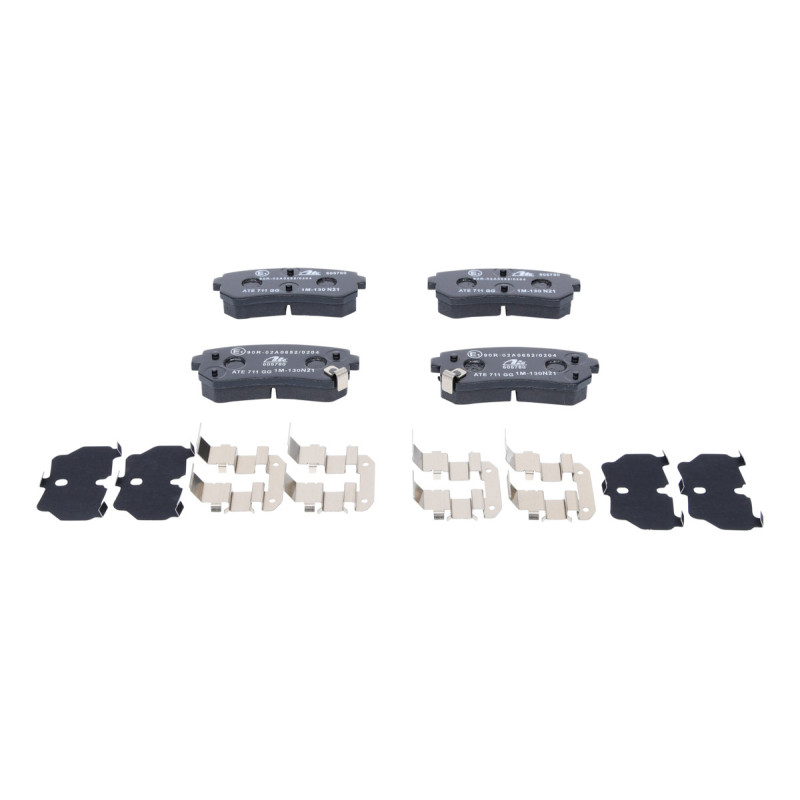 Jeu de quatre plaquettes de frein à disque ATE
