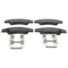 Jeu de quatre plaquettes de frein à disque ATE